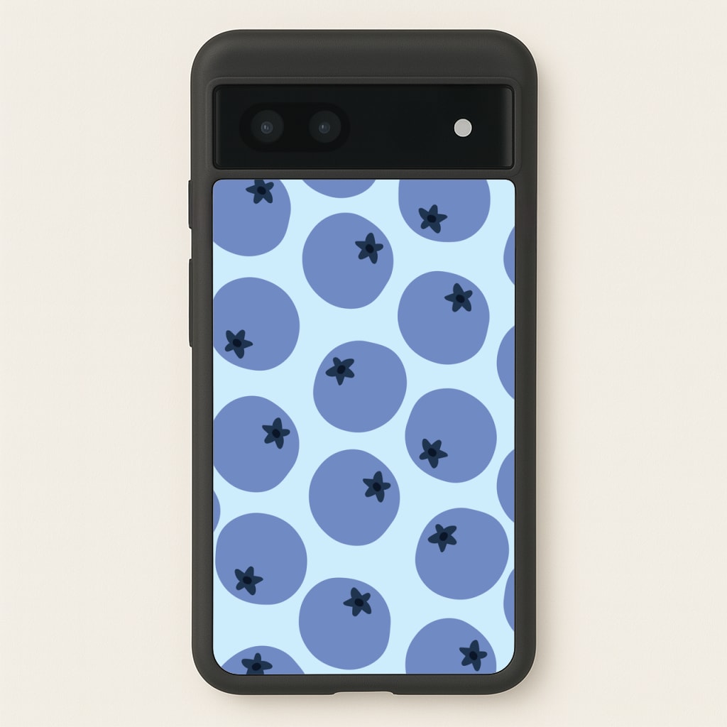 Blueberries - Fruit Patterns - Fruit Patterns Phone Case for Google Pixel 7a