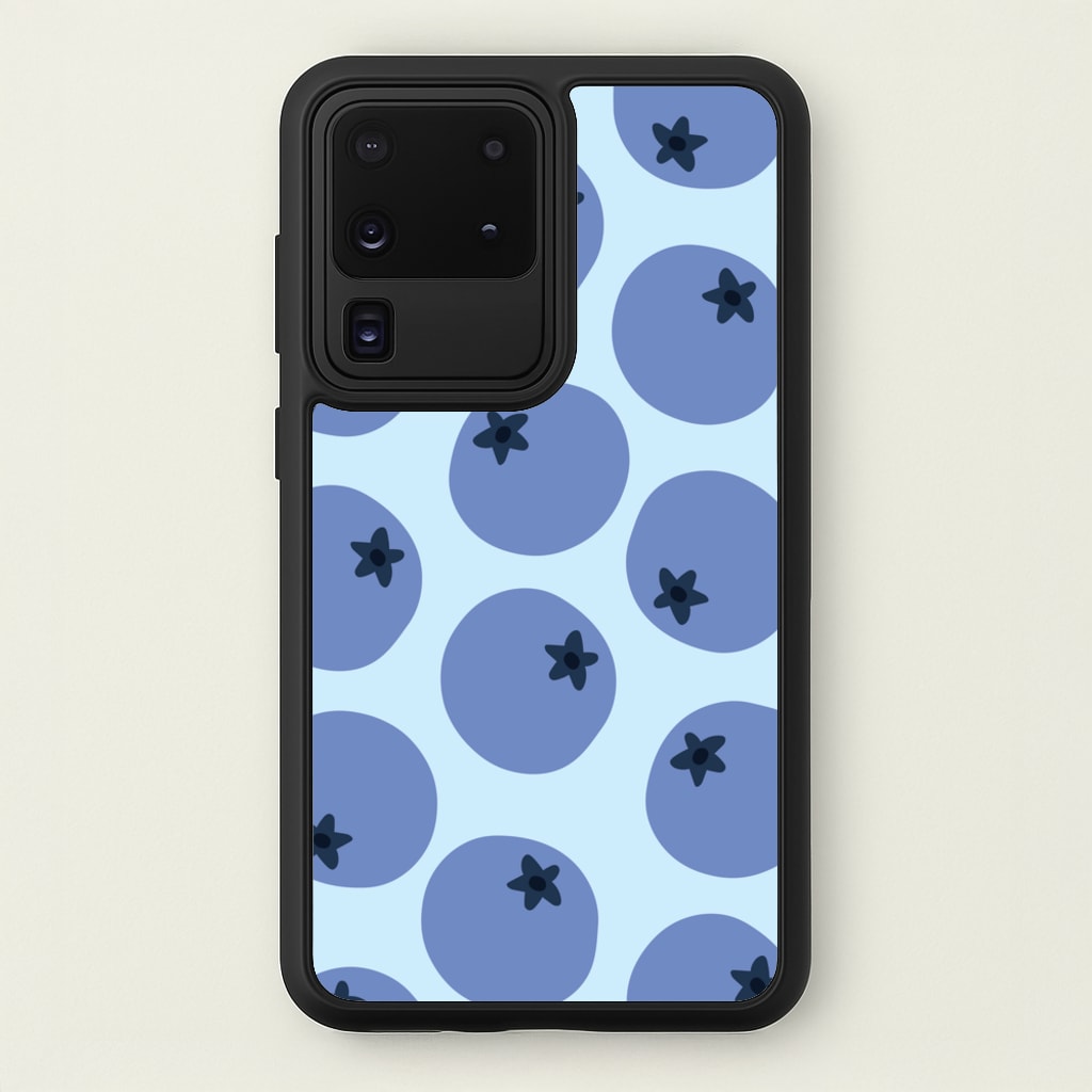 Blueberries - Fruit Patterns - Fruit Patterns Phone Case for Galaxy S20 Ultra