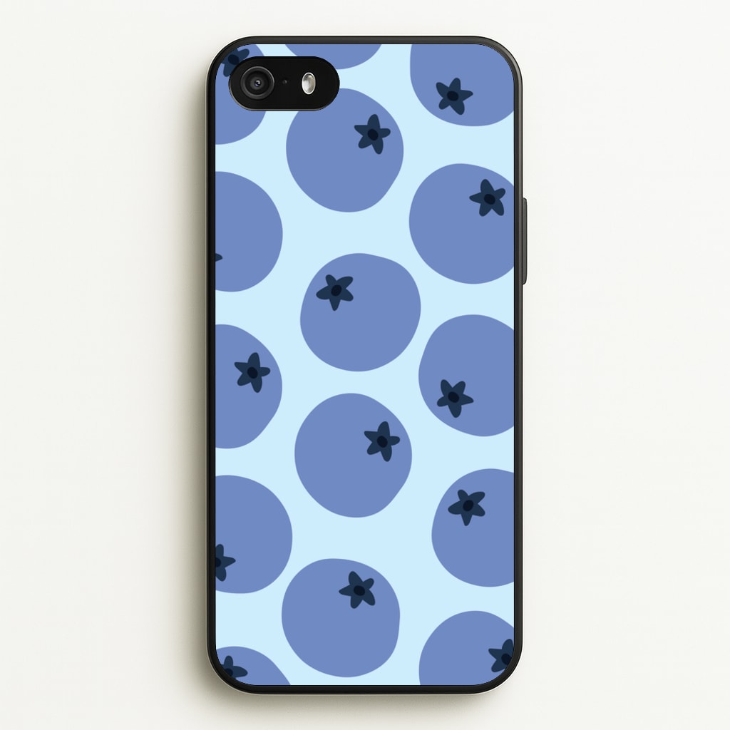 Blueberries - Fruit Patterns - Fruit Patterns Phone Case for iPhone 5 / 5s / SE 2016