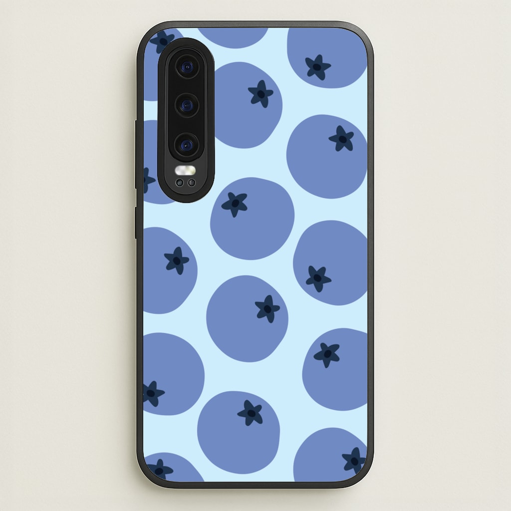 Blueberries - Fruit Patterns - Fruit Patterns Phone Case for Huawei P30