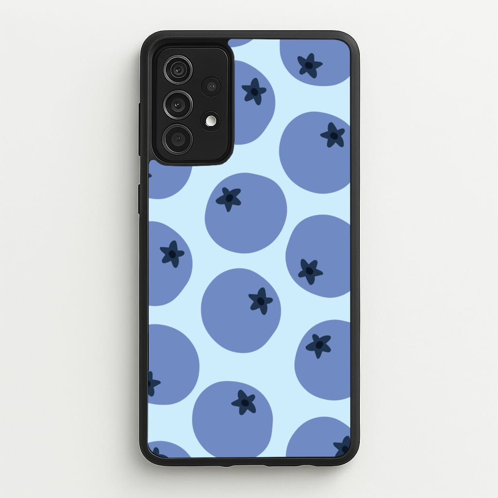Blueberries - Fruit Patterns - Fruit Patterns Phone Case for Galaxy A52 / A52s