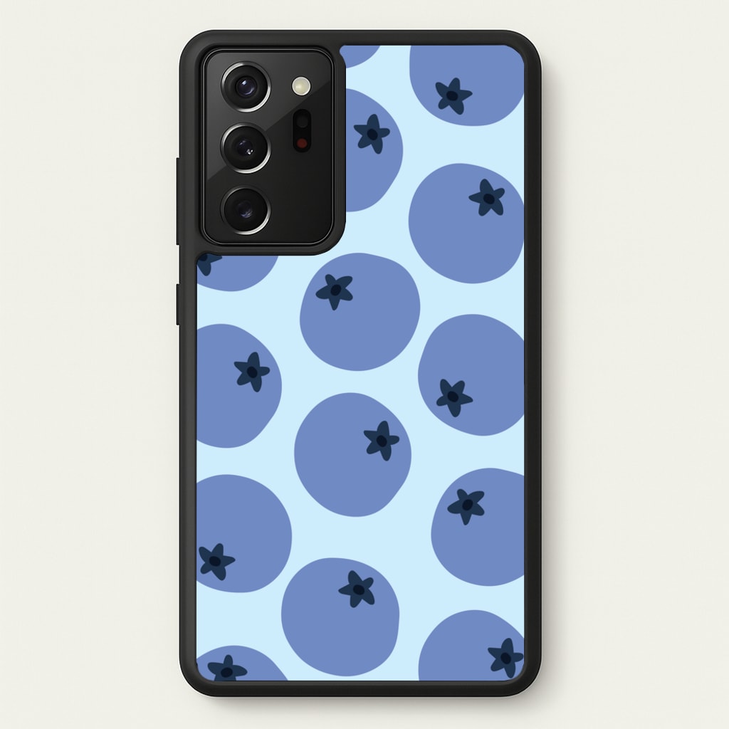 Blueberries - Fruit Patterns - Fruit Patterns Phone Case for Galaxy Note 20 Ultra