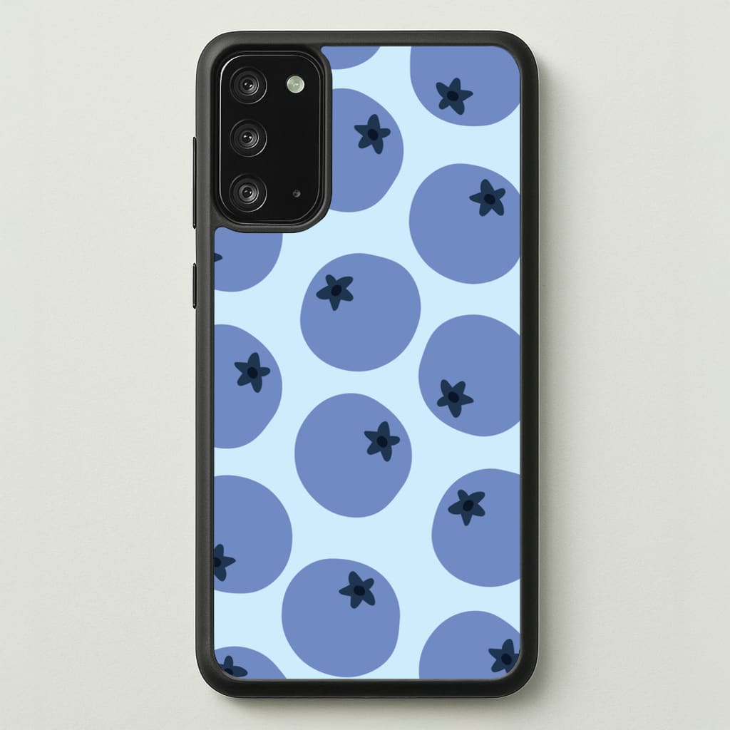 Blueberries - Fruit Patterns - Fruit Patterns Phone Case for Galaxy Note 20
