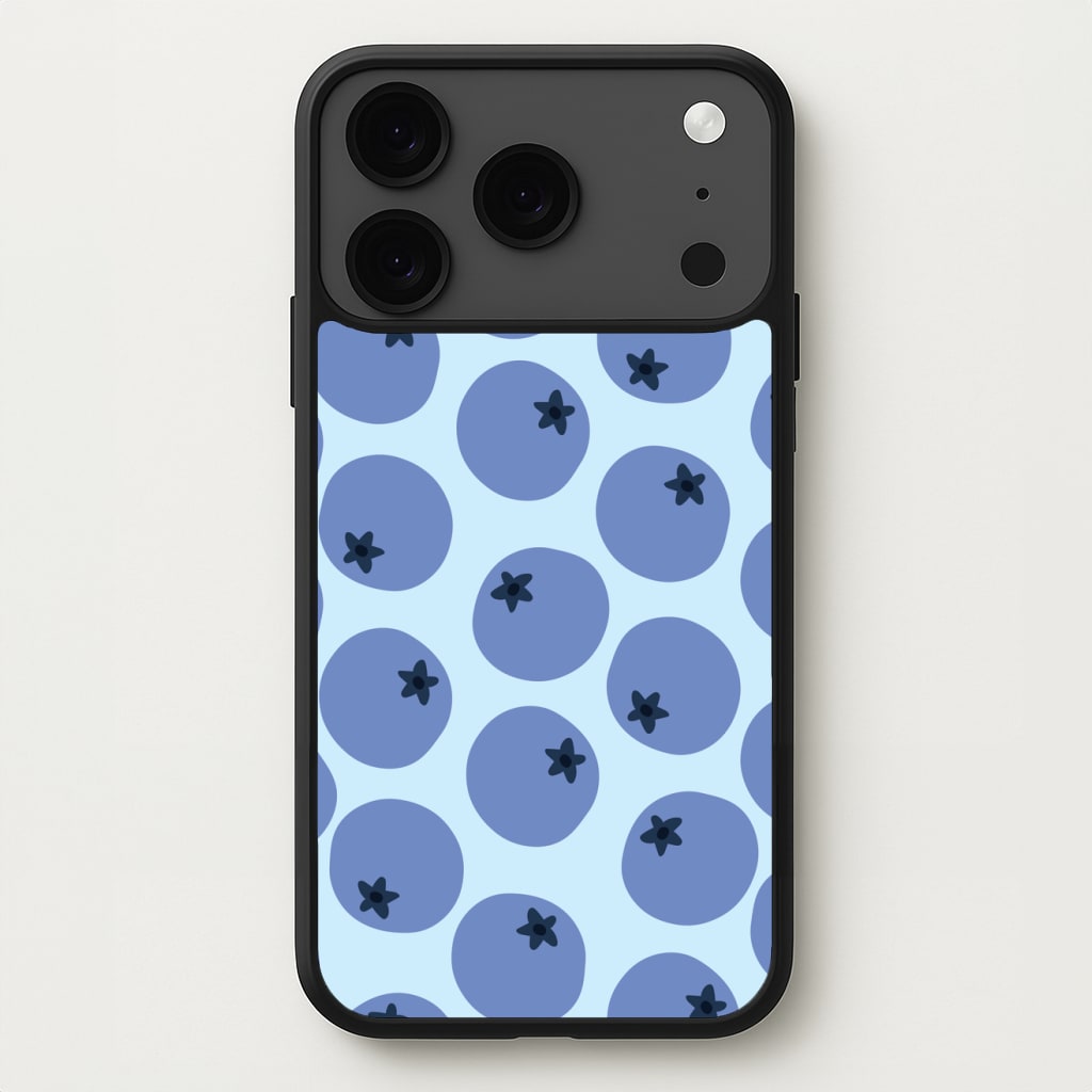 Blueberries - Fruit Patterns Phone Case for iPhone 17 Pro Max