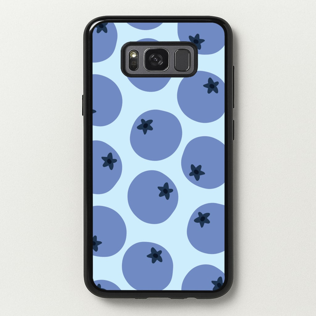 Blueberries - Fruit Patterns - Fruit Patterns Phone Case for Galaxy S8