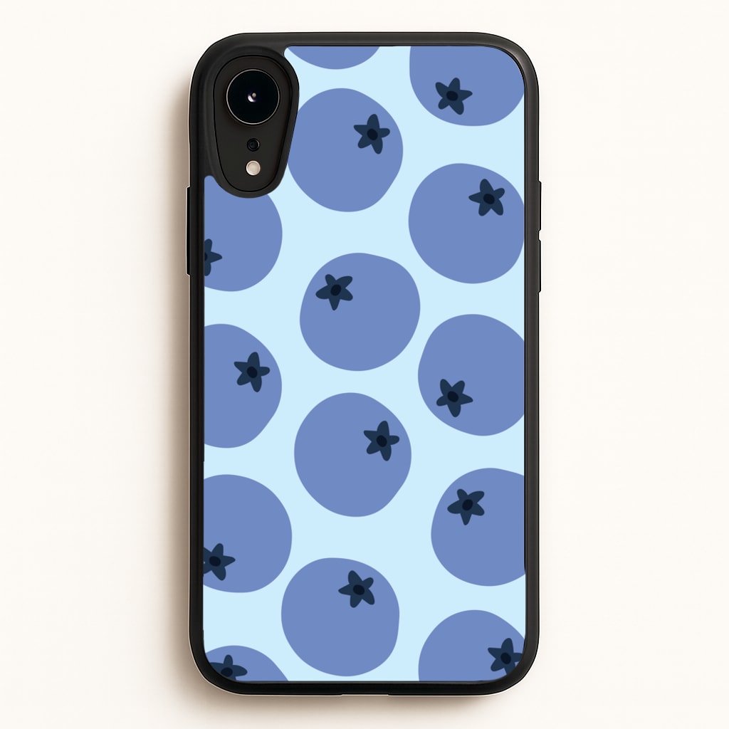 Blueberries - Fruit Patterns - Fruit Patterns Phone Case for iPhone XR
