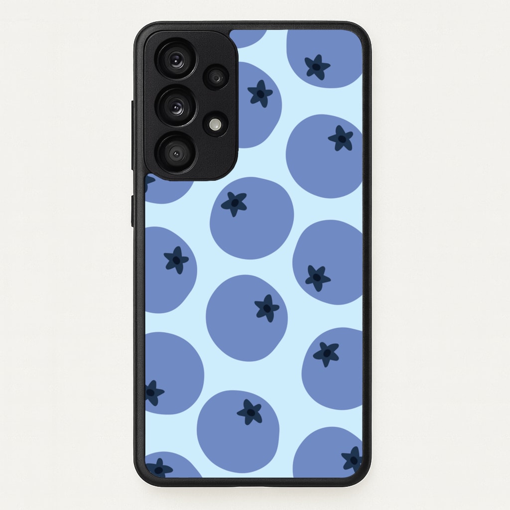 Blueberries - Fruit Patterns - Fruit Patterns Phone Case for Galaxy A33