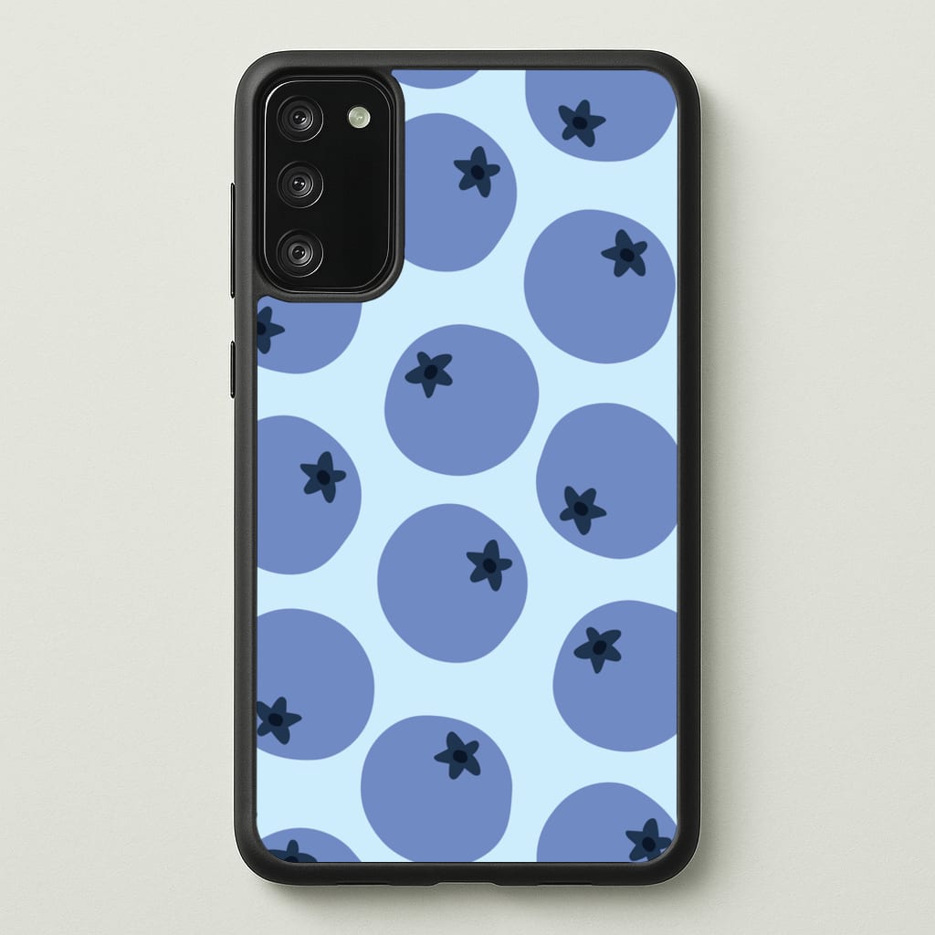 Blueberries - Fruit Patterns - Fruit Patterns Phone Case for Galaxy A41