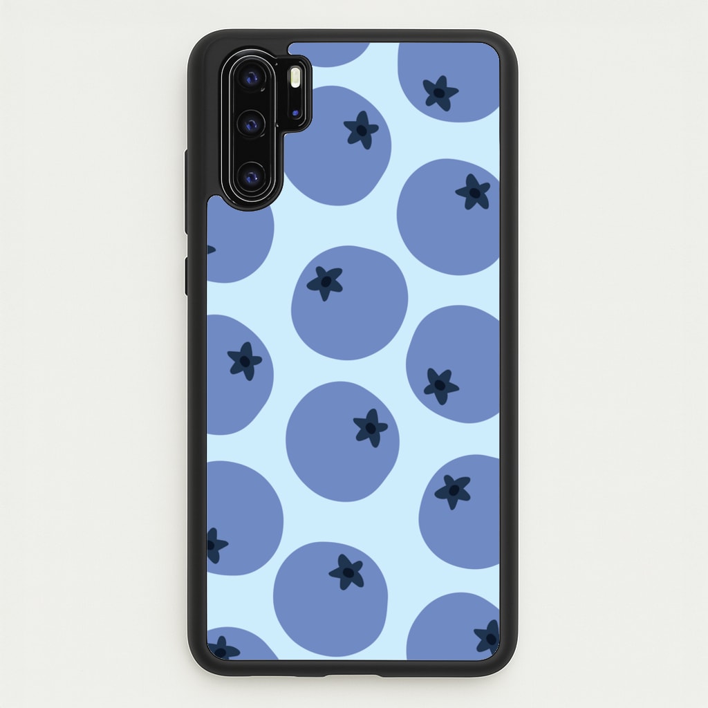 Blueberries - Fruit Patterns - Fruit Patterns Phone Case for Huawei P30 Pro
