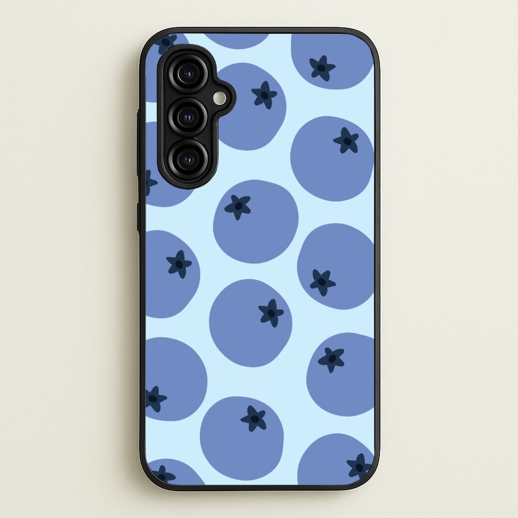 Blueberries - Fruit Patterns - Fruit Patterns Phone Case for Galaxy A54