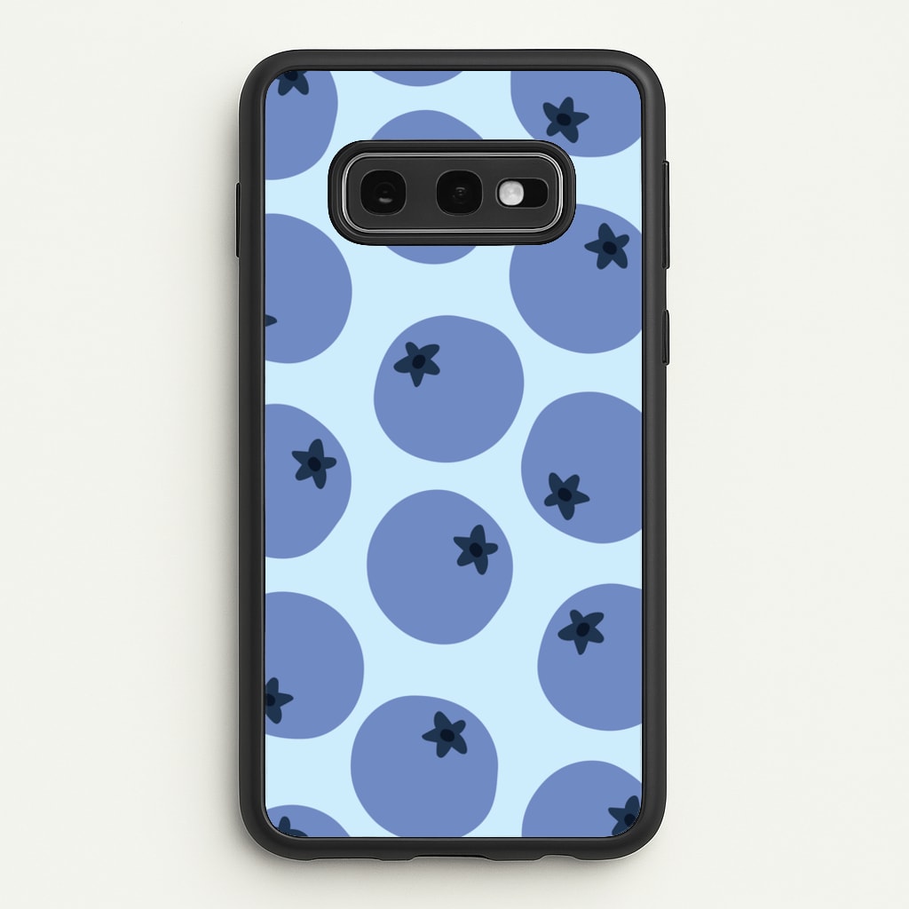 Blueberries - Fruit Patterns - Fruit Patterns Phone Case for Galaxy S10e