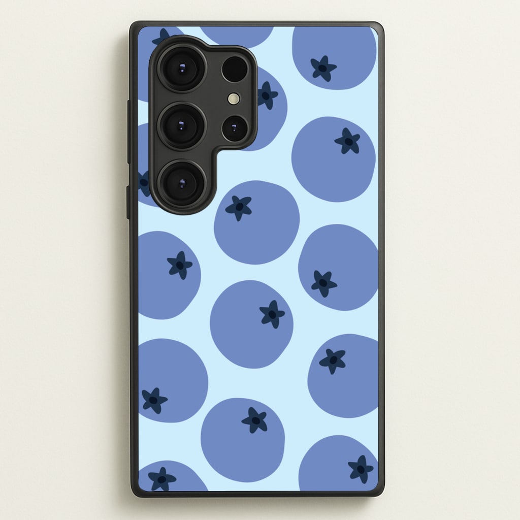 Blueberries - Fruit Patterns - Fruit Patterns Phone Case for Galaxy S25 Ultra
