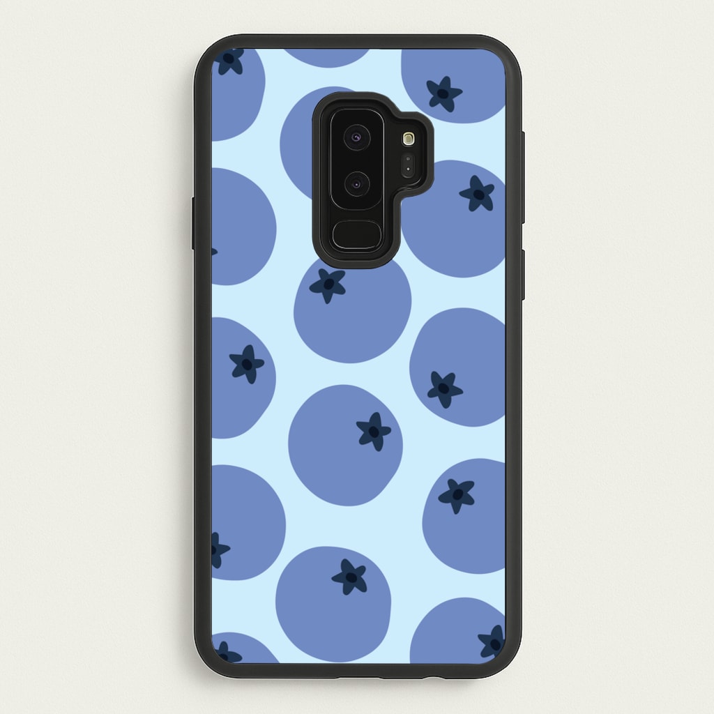 Blueberries - Fruit Patterns - Fruit Patterns Phone Case for Galaxy S9 Plus