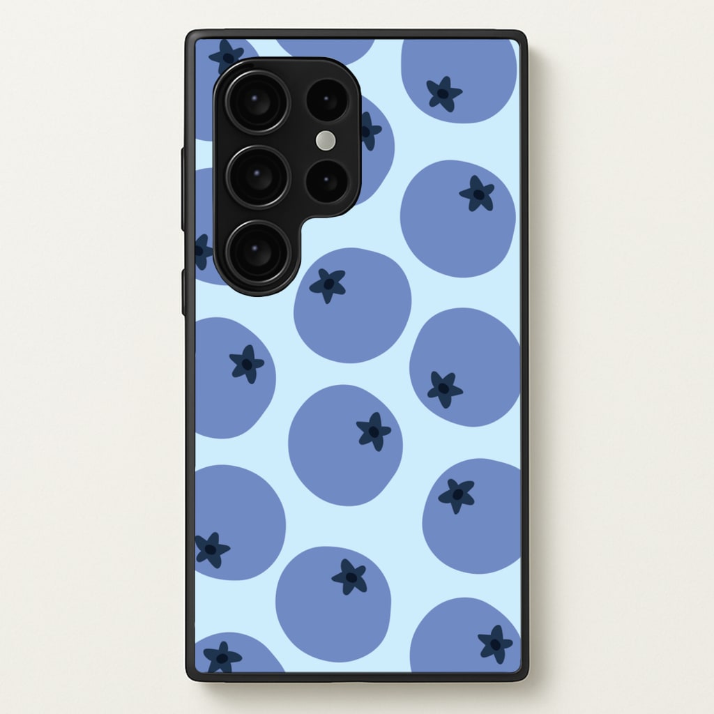 Blueberries - Fruit Patterns - Fruit Patterns Phone Case for Galaxy S24 Ultra