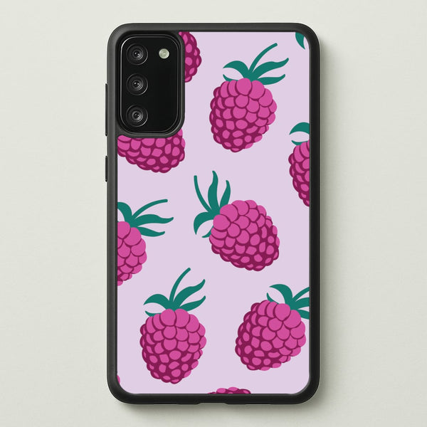 Rasberries - Fruit Patterns - Fruit Patterns Phone Case for Galaxy S20FE