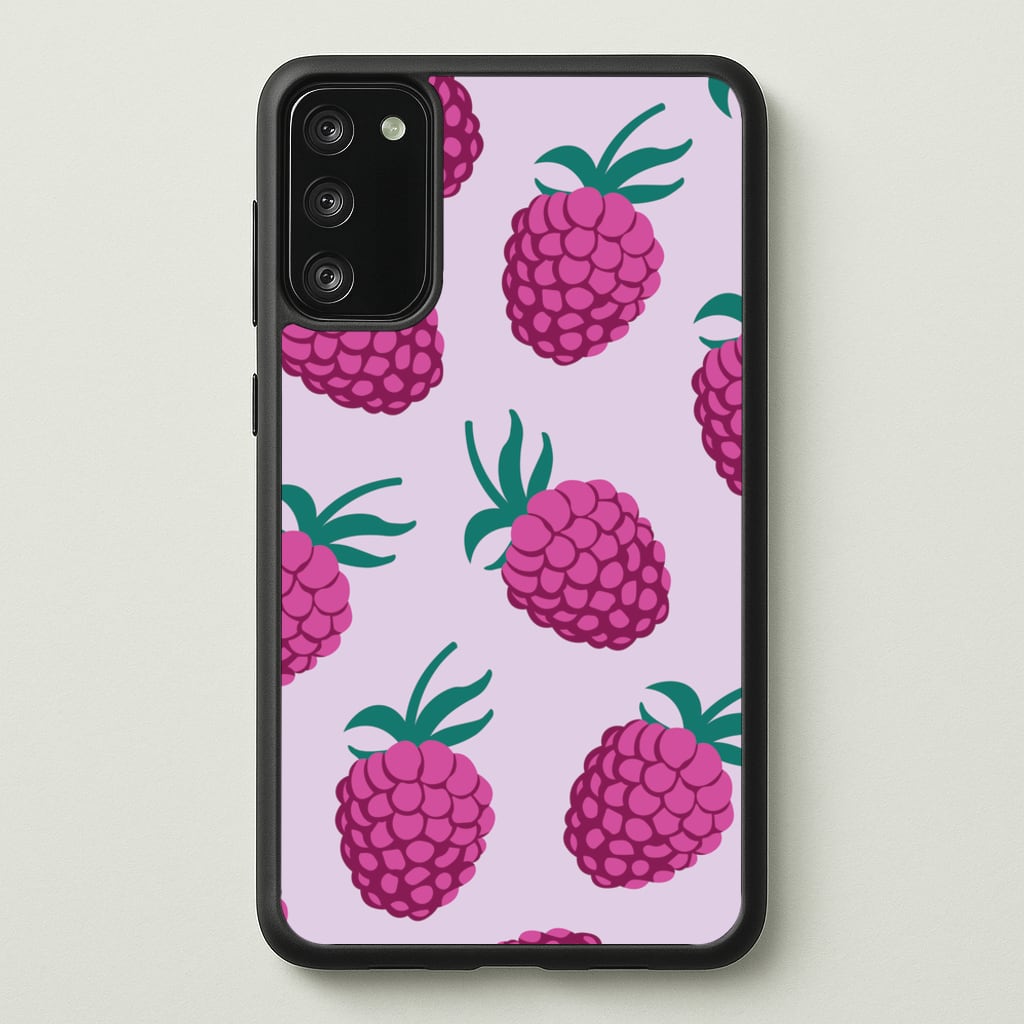 Rasberries - Fruit Patterns - Fruit Patterns Phone Case for Galaxy S20