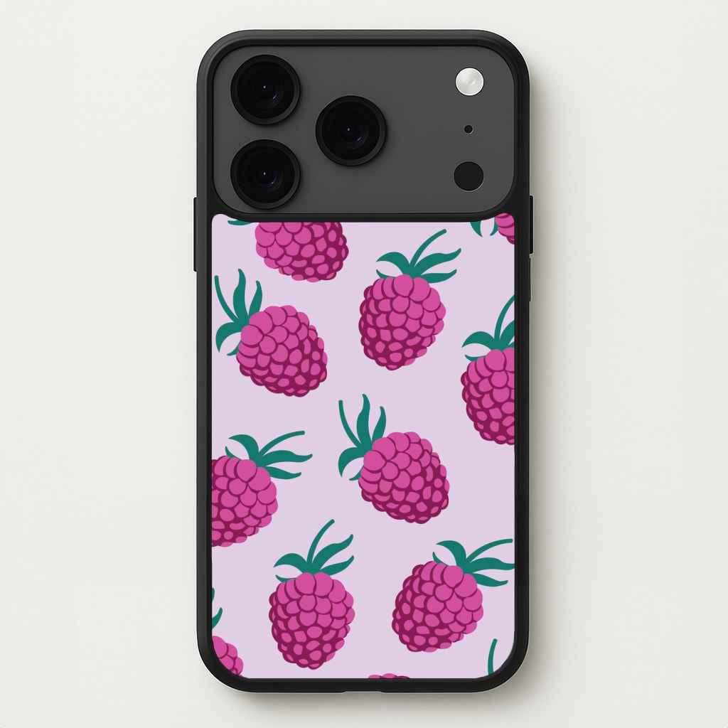 Rasberries - Fruit Patterns Phone Case for iPhone 17 Pro