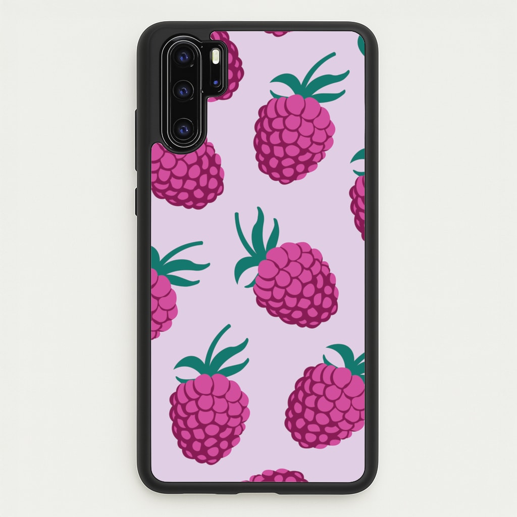 Rasberries - Fruit Patterns - Fruit Patterns Phone Case for Huawei P30 Pro