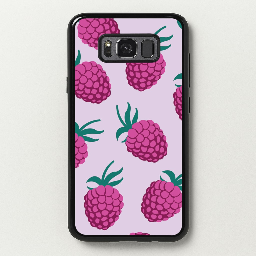 Rasberries - Fruit Patterns - Fruit Patterns Phone Case for Galaxy S8
