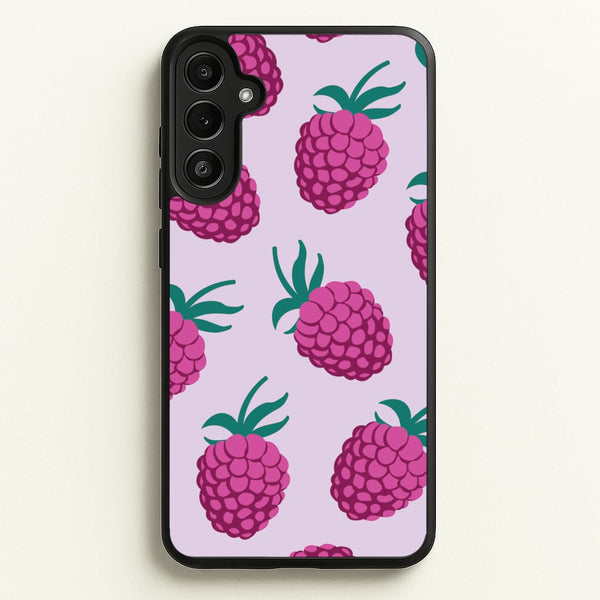 Rasberries - Fruit Patterns - Fruit Patterns Phone Case for Galaxy A34