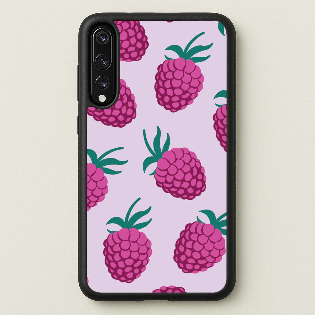 Rasberries - Fruit Patterns - Fruit Patterns Phone Case for Huawei P20 Pro