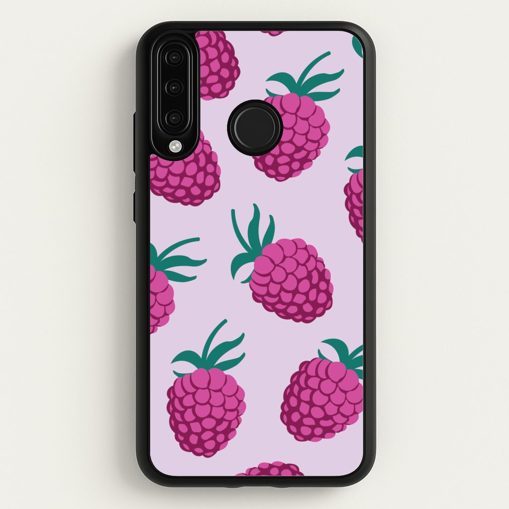 Rasberries - Fruit Patterns - Fruit Patterns Phone Case for Huawei P30 Lite