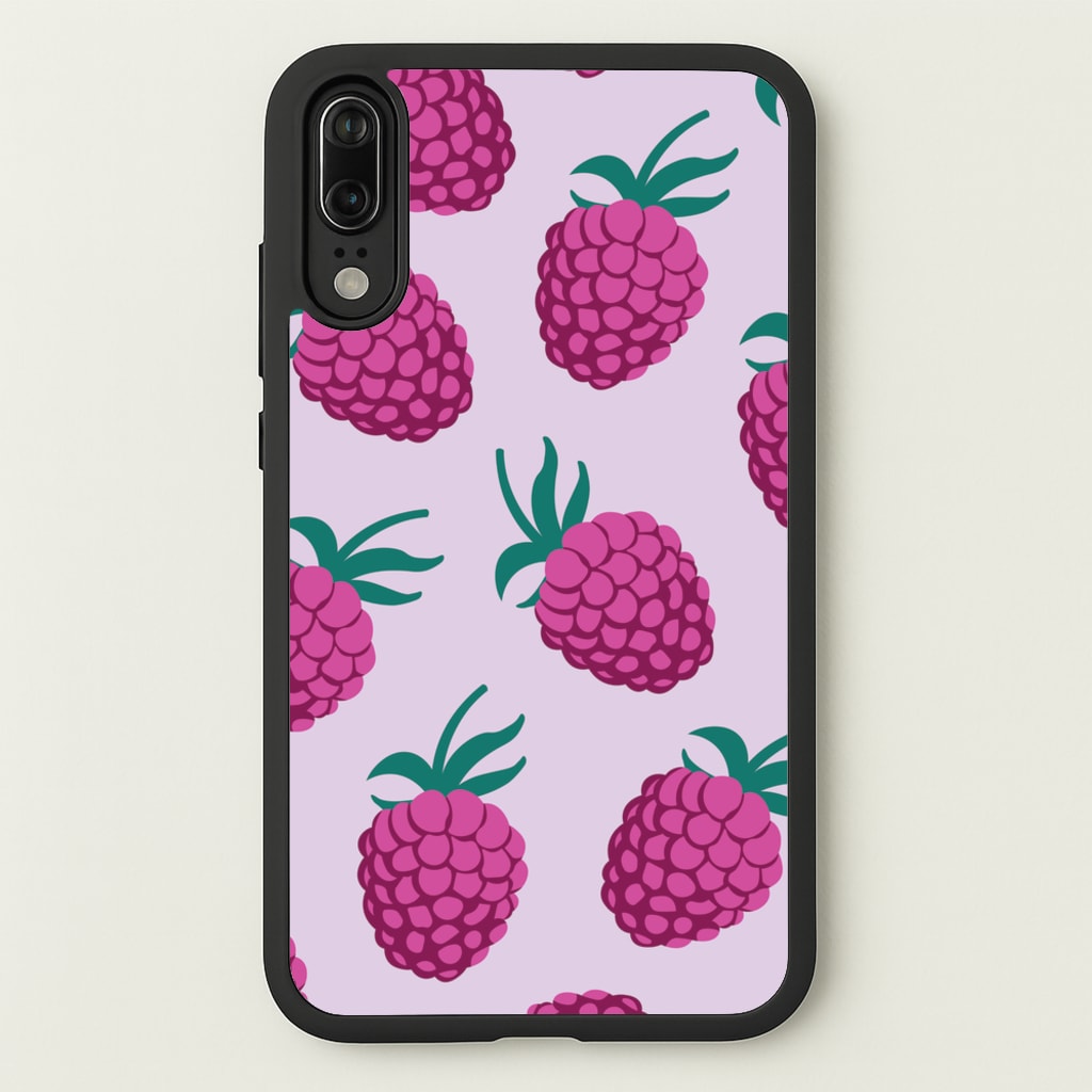 Rasberries - Fruit Patterns - Fruit Patterns Phone Case for Huawei P20