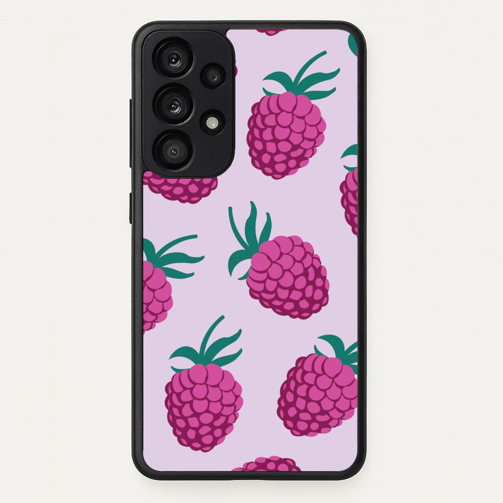 Rasberries - Fruit Patterns - Fruit Patterns Phone Case for Galaxy A53