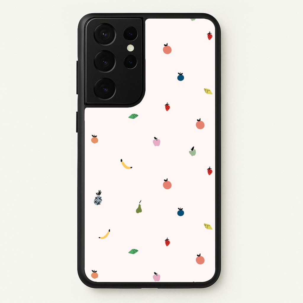 Mini Fruits - Fruit Patterns - Fruit Patterns Phone Case for Galaxy S21 Ultra