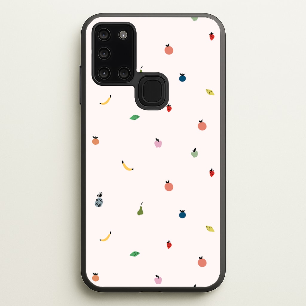 Mini Fruits - Fruit Patterns - Fruit Patterns Phone Case for Galaxy A21s