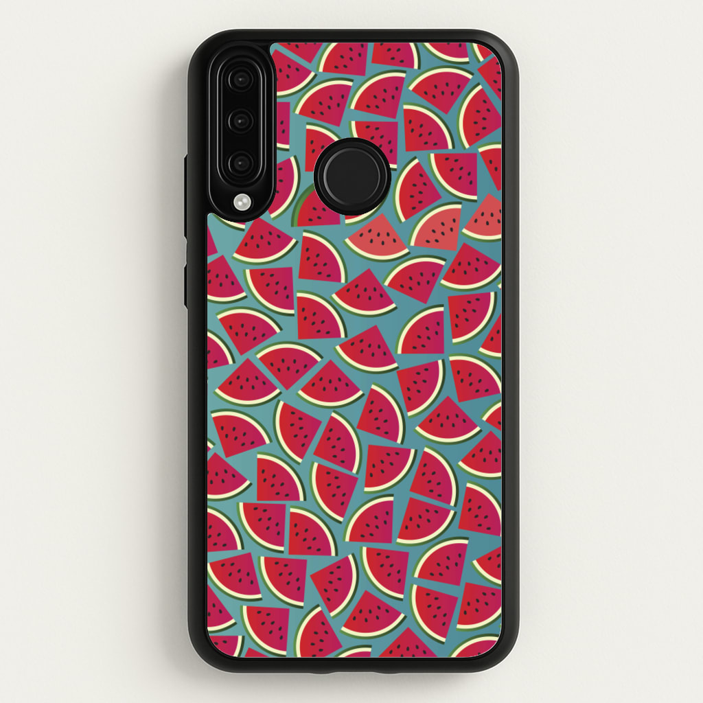 Watermelons - Fruit Patterns - Fruit Patterns Phone Case for Huawei P30 Lite