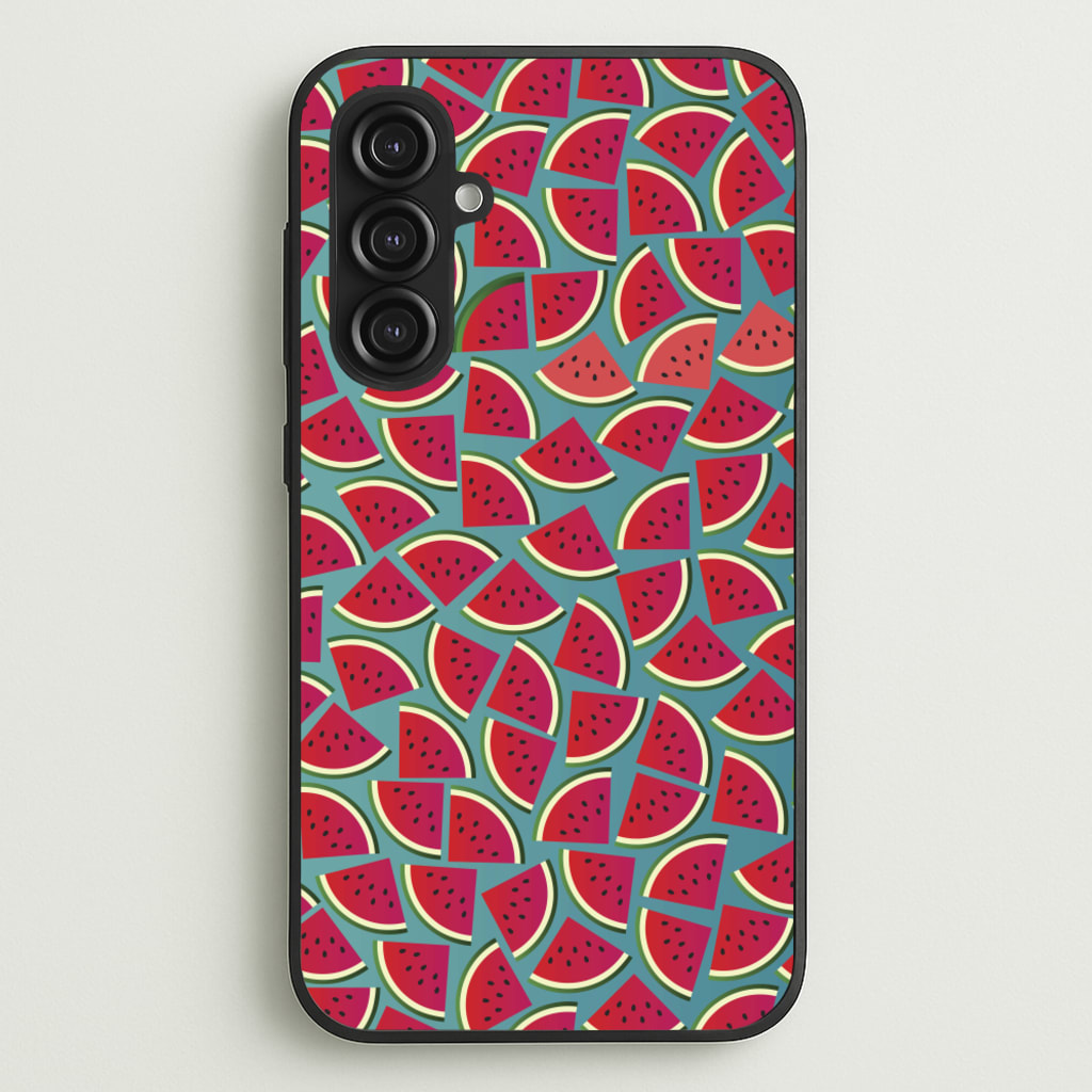 Watermelons - Fruit Patterns - Fruit Patterns Phone Case for Galaxy S23FE