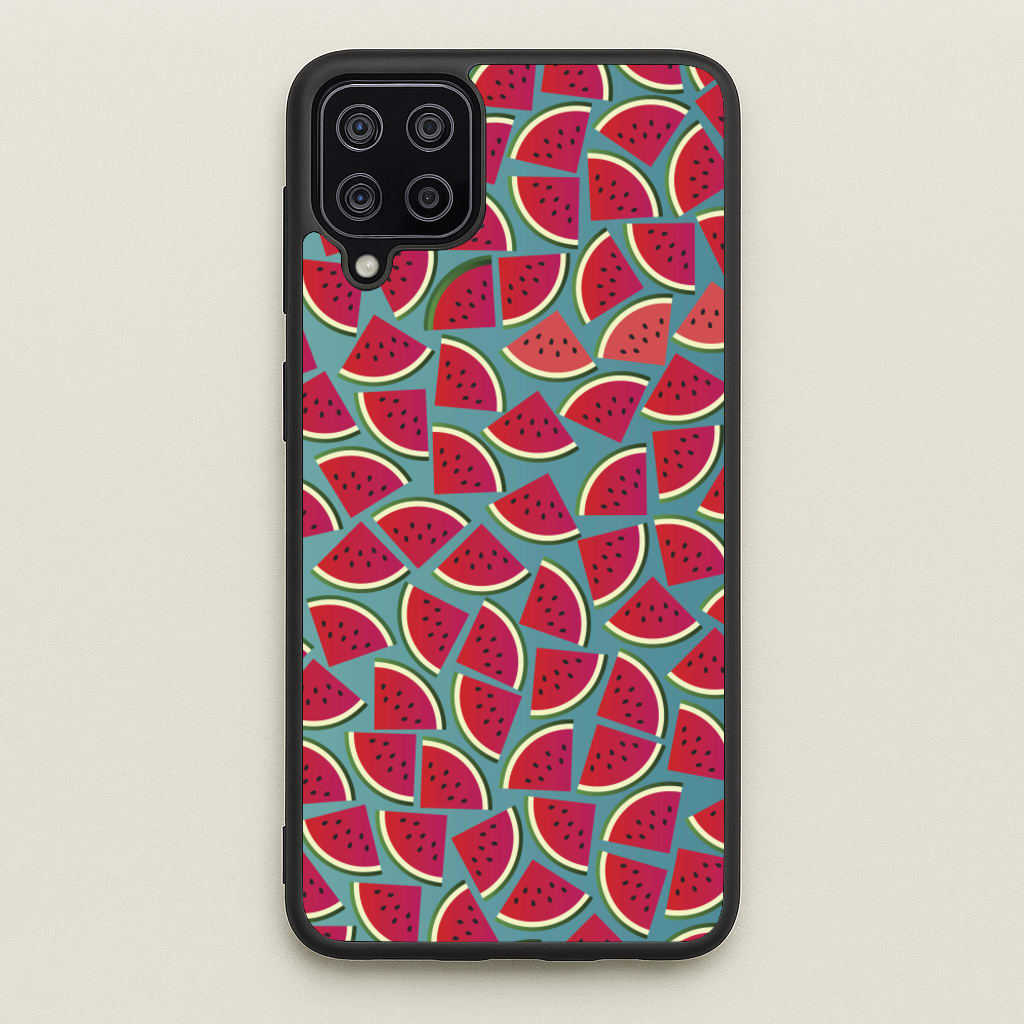 Watermelons - Fruit Patterns - Fruit Patterns Phone Case for Galaxy A12