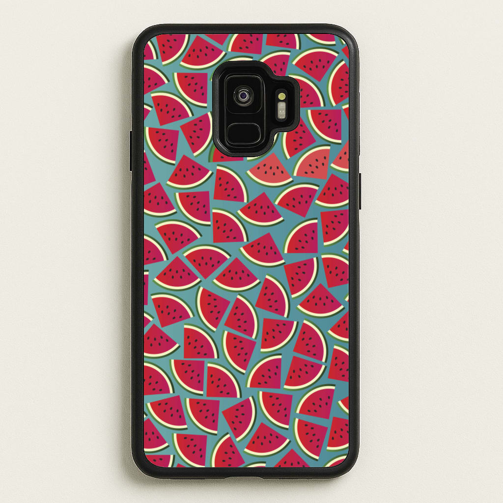 Watermelons - Fruit Patterns - Fruit Patterns Phone Case for Galaxy S9
