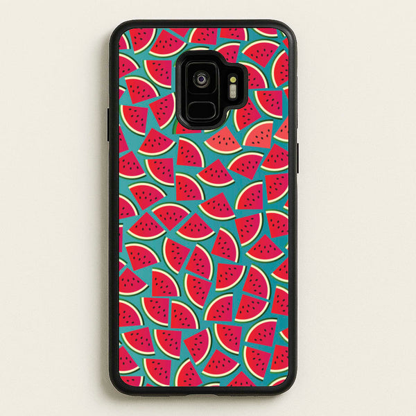 Watermelons - Fruit Patterns - Fruit Patterns Phone Case for Galaxy S9