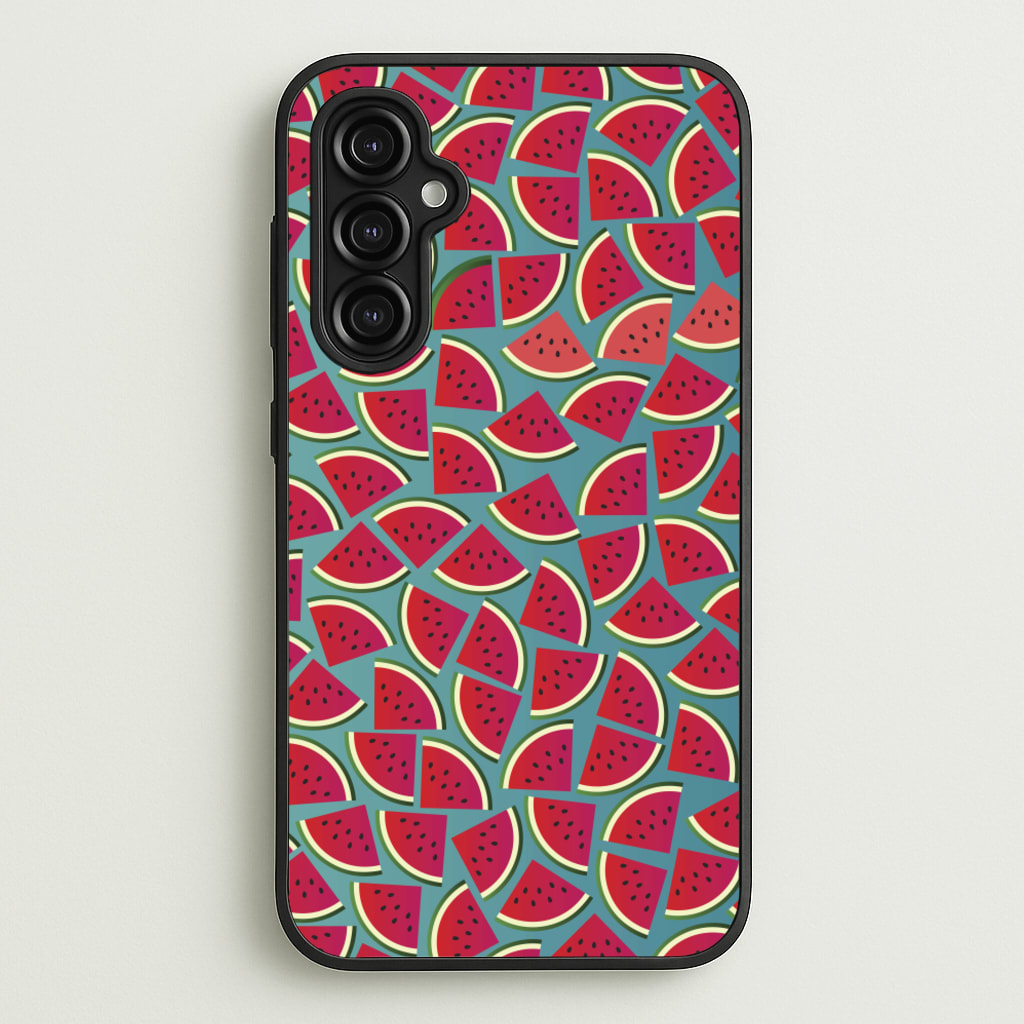 Watermelons - Fruit Patterns - Fruit Patterns Phone Case for Galaxy A14