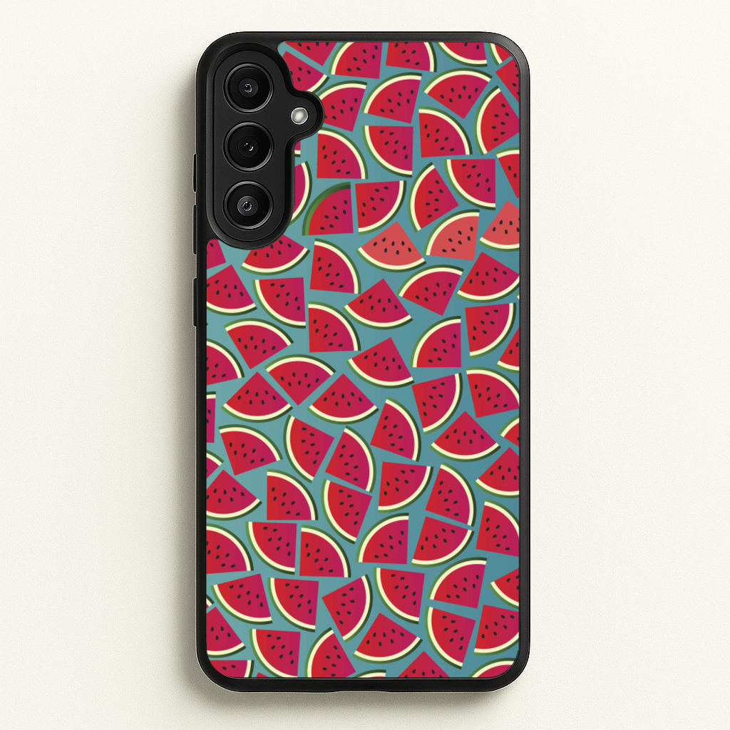 Watermelons - Fruit Patterns - Fruit Patterns Phone Case for Galaxy A34