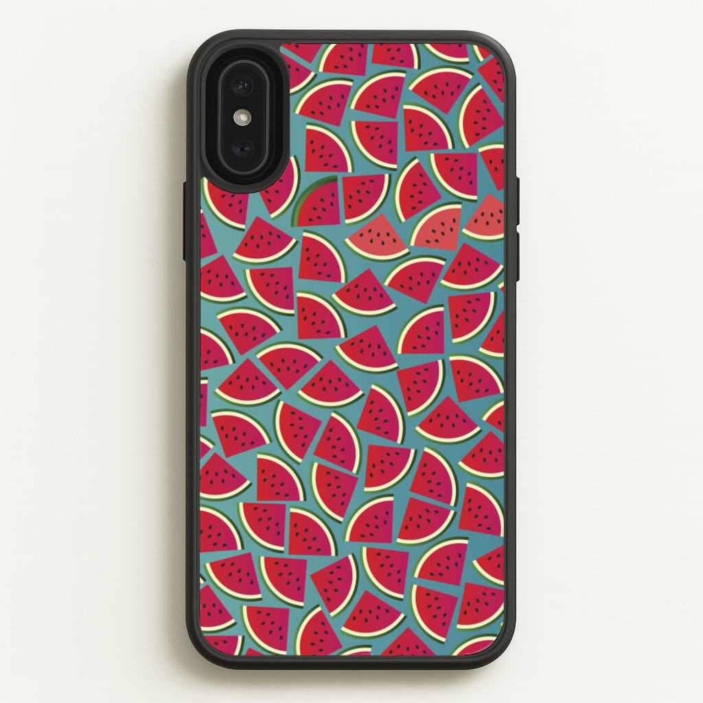 Watermelons - Fruit Patterns - Fruit Patterns Phone Case for iPhone XS Max