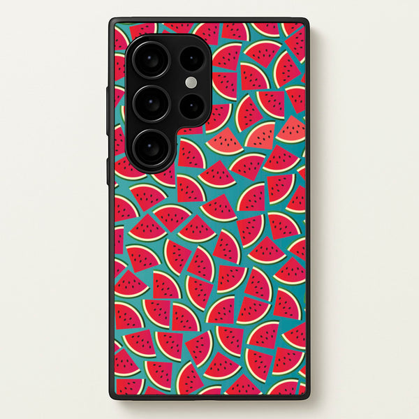 Watermelons - Fruit Patterns - Fruit Patterns Phone Case for Galaxy S24 Ultra