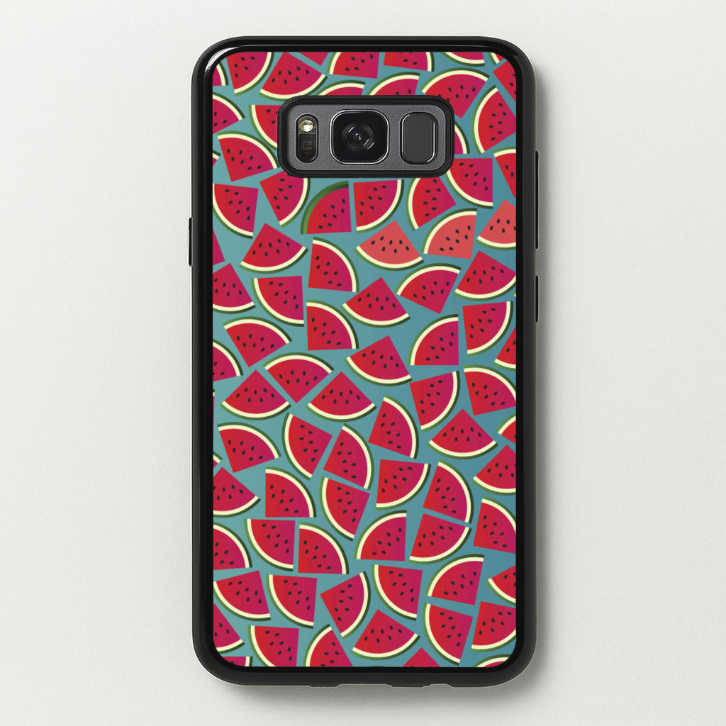 Watermelons - Fruit Patterns - Fruit Patterns Phone Case for Galaxy S8 Plus