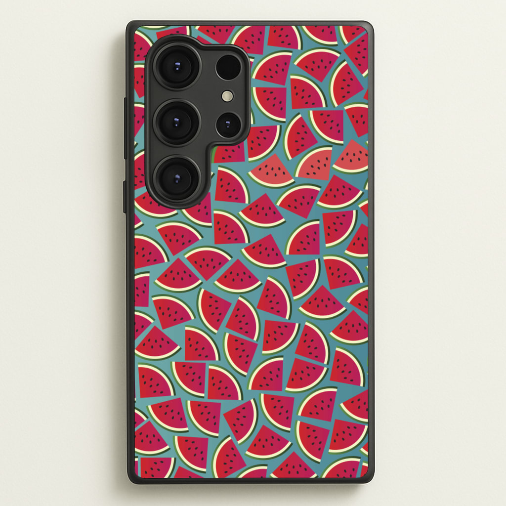 Watermelons - Fruit Patterns - Fruit Patterns Phone Case for Galaxy S25 Ultra