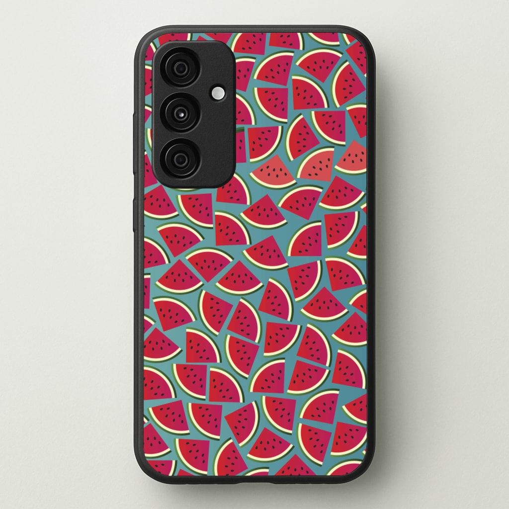Watermelons - Fruit Patterns - Fruit Patterns Phone Case for Galaxy A55
