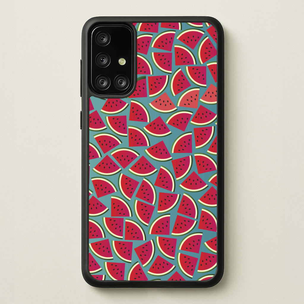 Watermelons - Fruit Patterns - Fruit Patterns Phone Case for Galaxy A71