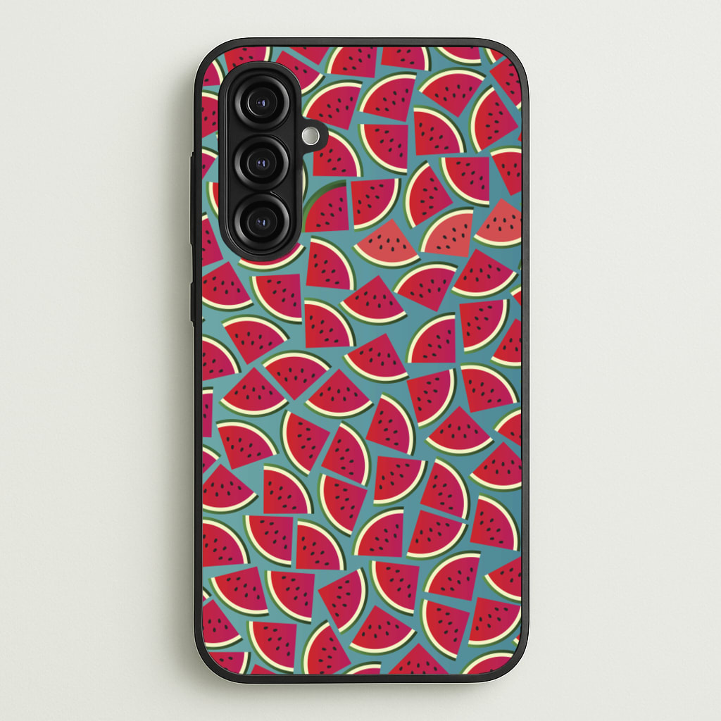 Watermelons - Fruit Patterns - Fruit Patterns Phone Case for Galaxy A16