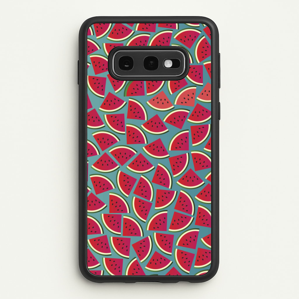 Watermelons - Fruit Patterns - Fruit Patterns Phone Case for Galaxy S10e