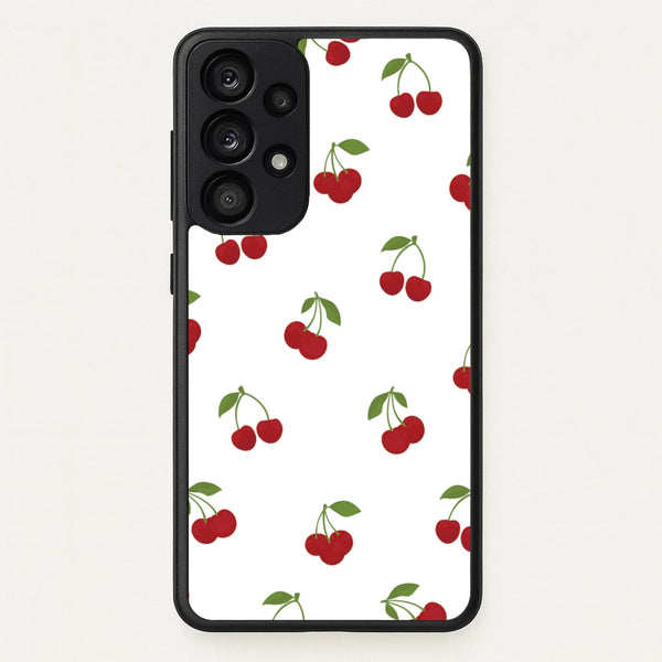 Cherries - Fruit Patterns - Fruit Patterns Phone Case for Galaxy A53