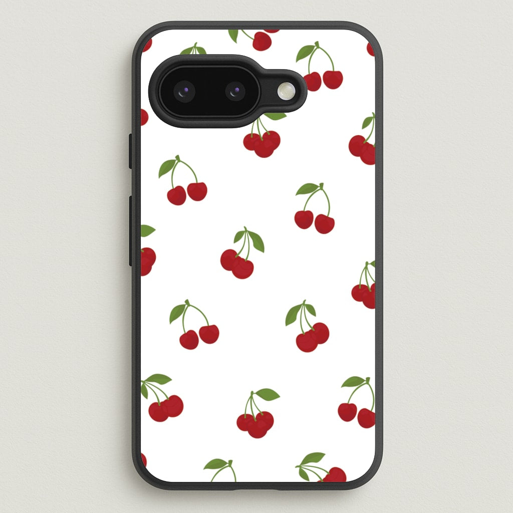 Cherries - Fruit Patterns - Fruit Patterns Phone Case for Google Pixel 9a