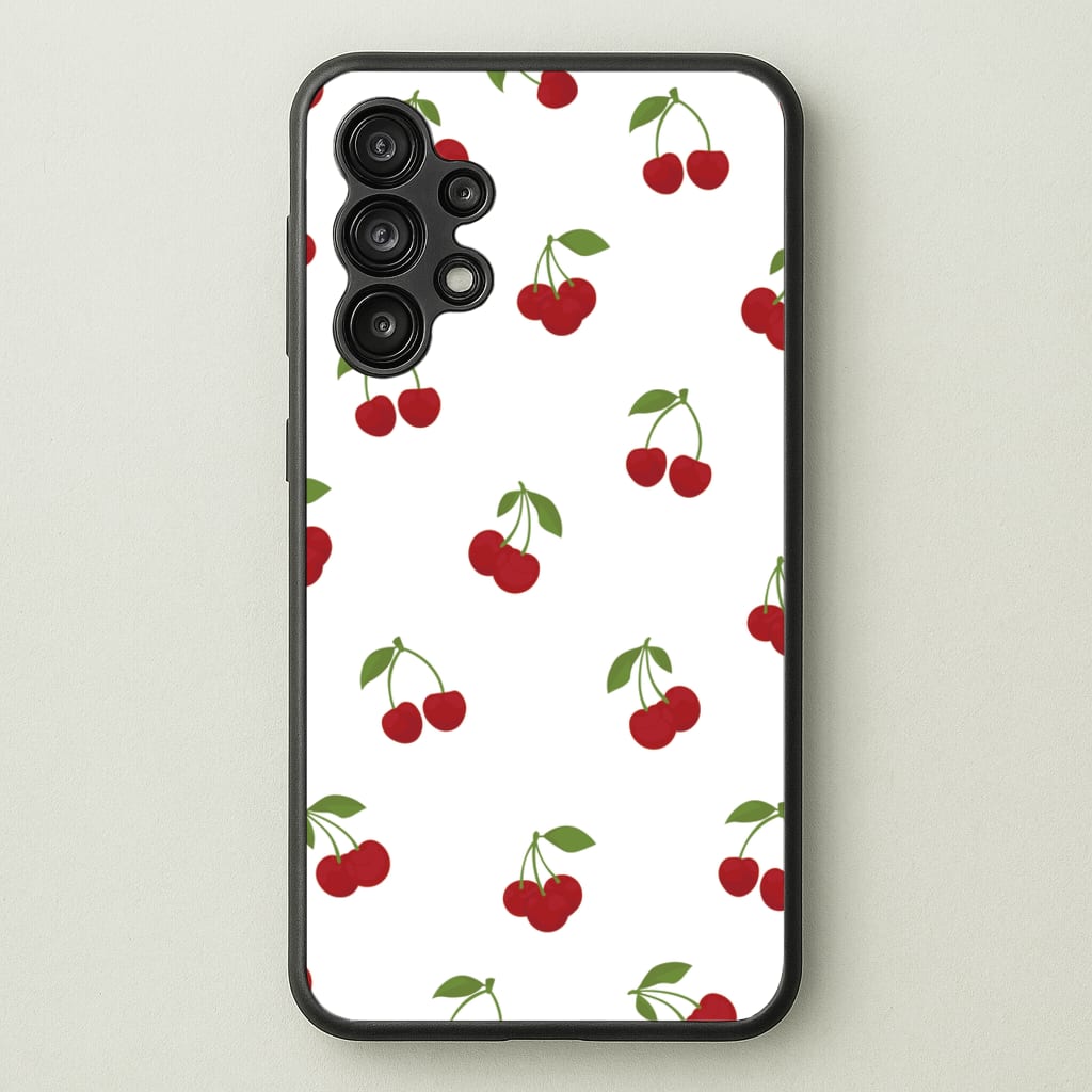 Cherries - Fruit Patterns - Fruit Patterns Phone Case for Galaxy A13