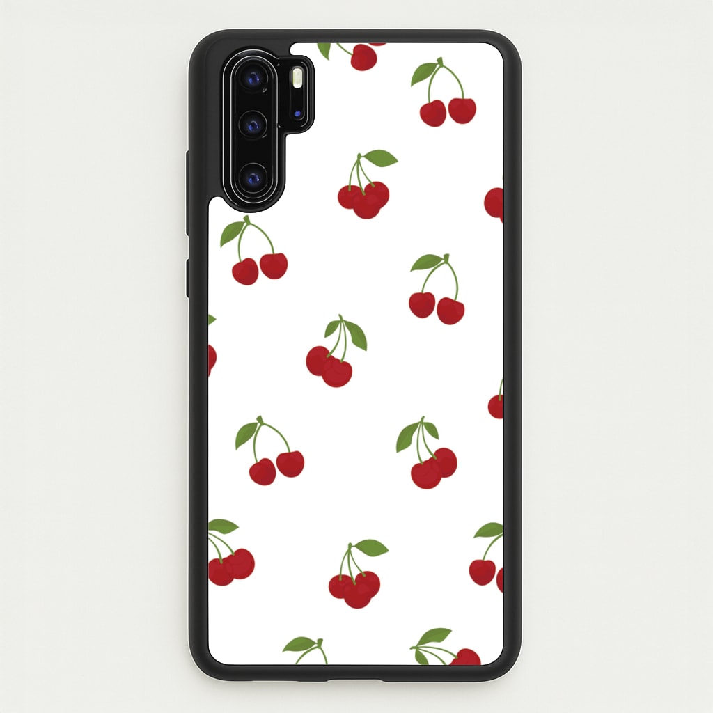 Cherries - Fruit Patterns - Fruit Patterns Phone Case for Huawei P30 Pro
