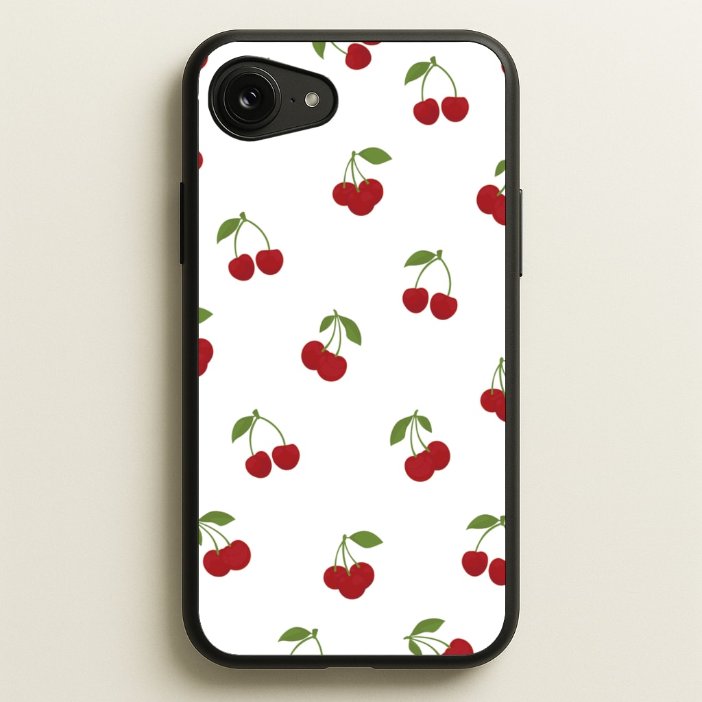 Cherries - Fruit Patterns - Fruit Patterns Phone Case for iPhone 16e